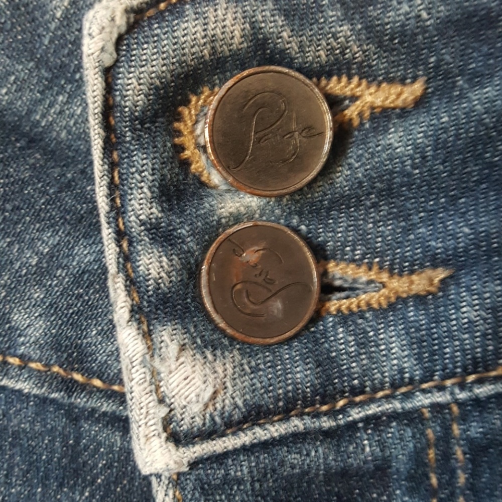 Paige jeans hidden hills straight leg SZ 29 - Picture 3 of 8